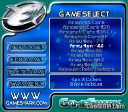 Gameshark store playstation 1